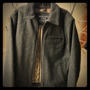 Abercrombie & Fitch Gray Winter Coat